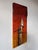 Contemporary Evening Perch by Terra Novak | Oil on birch Bird sitting on a wooden post at sunset. For Sale - Image 3 of 3