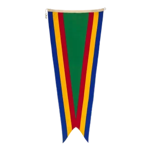 Oversize Vintage Cotton Nautical Flag, United States Navy Unit Commendation