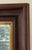 Beautiful Early 20th Century American Antique Walnut Wood with Gold Gilt Framed Wall Mirror. This lovely mirror would make...
