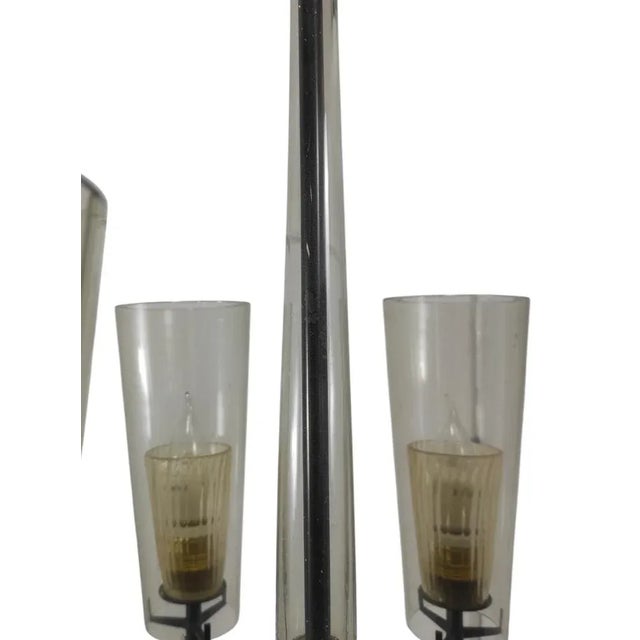 Ceiling Lamp in Brass and Murano Glass, 1950s For Sale - Image 6 of 9