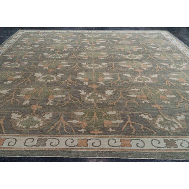 Turkish Oushak Square Rug 13'4" x 13'10" #20393 Explore a curated collection of hallway runners, wool rugs, and handmade...