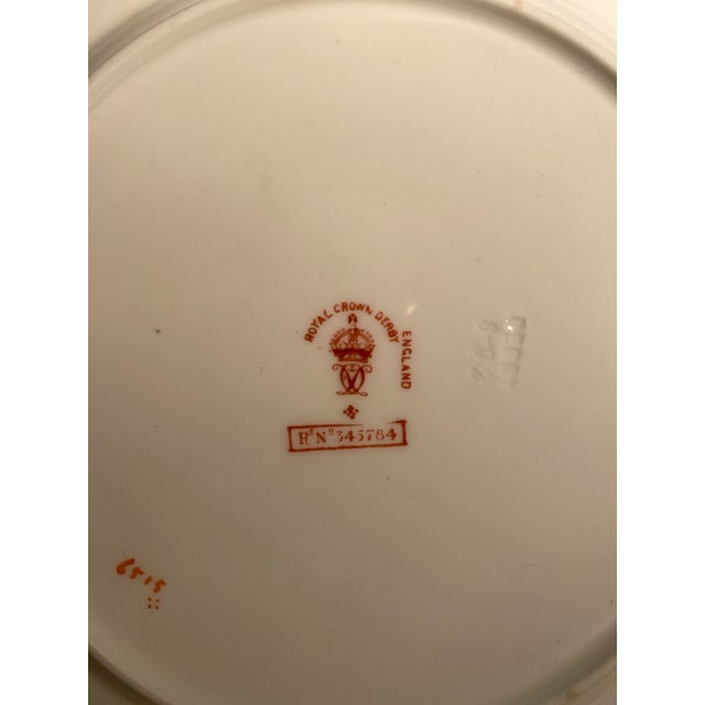 Vintage Royal Crown Derby English Tea Plates Set of 6 Chairish