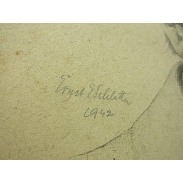 Brown Anthroposophical Oak Picture Frame, 1920s For Sale - Image 8 of 11