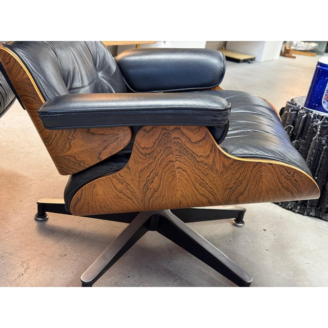1970’s Herman Miller Rosewood Eames Lounge Chair & Ottoman For Sale - Image 14 of 18