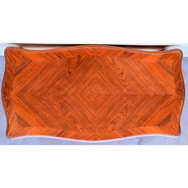 20th Century Wood French Louis XV Style Writing Desk, 1920 For Sale - Image 12 of 18