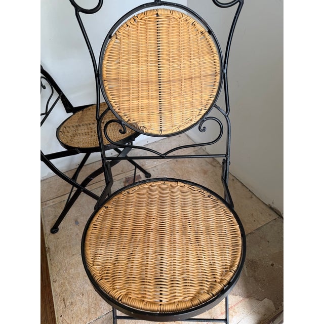 1930s French Iron Bistro Chairs - A Pair For Sale - Image 11 of 11