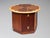 Mid-Century Modern Restored Lane Acclaim Drum Table Round Hexagon Side End Table Storage Cabinet For Sale - Image 3 of 14