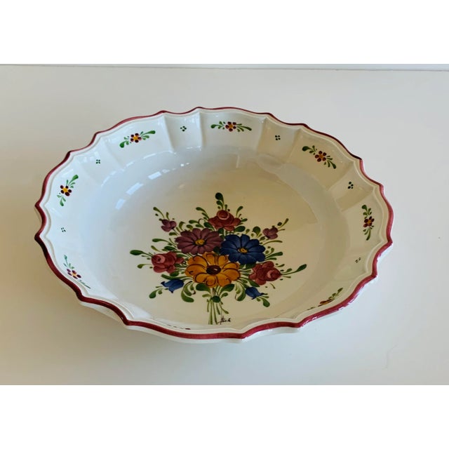 This vintage decorative plate is a fine example of a very typical design from the Tyrol area between Austria and Germany....