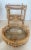 Vintage Rattan Tray Tables, Glass Insert, a-Pair For Sale In West Palm - Image 6 of 14