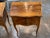 Wood 1920s Pair of Italian Walnut Side Tables With Parquetry Drawers For Sale - Image 7 of 12