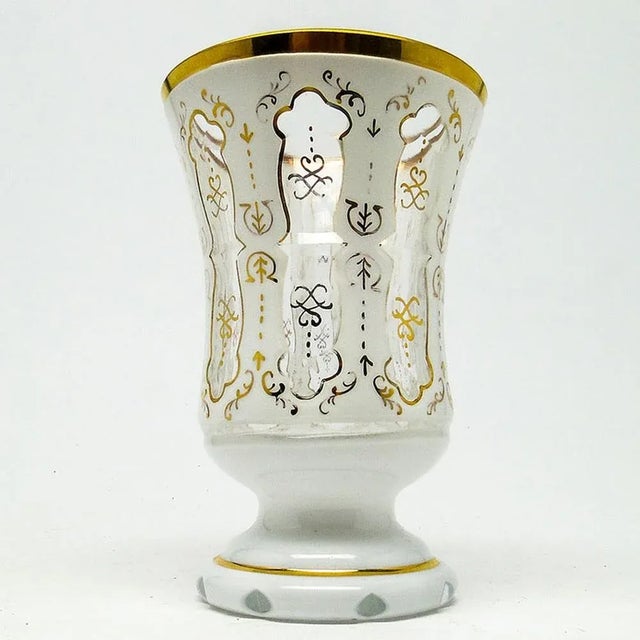 19th Century Biedermeier Water Chalice, Austro-Hungarian Empire For Sale - Image 9 of 10