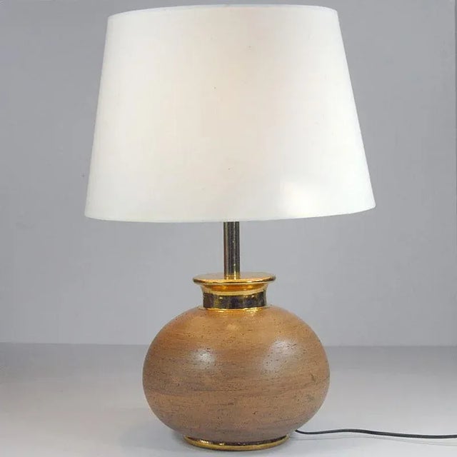 Italian Ceramic Lamp from Studio 4, 1960s For Sale - Image 3 of 9