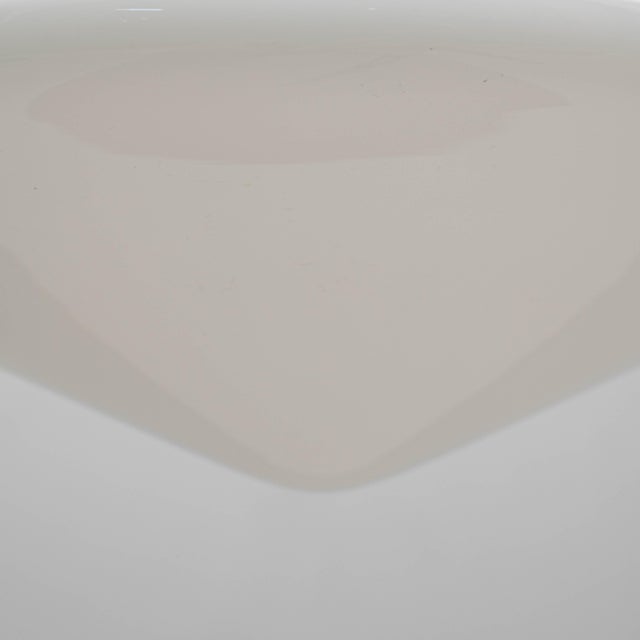 1920s French Art Deco Glass Pendant With Chrome Fitting For Sale - Image 14 of 18