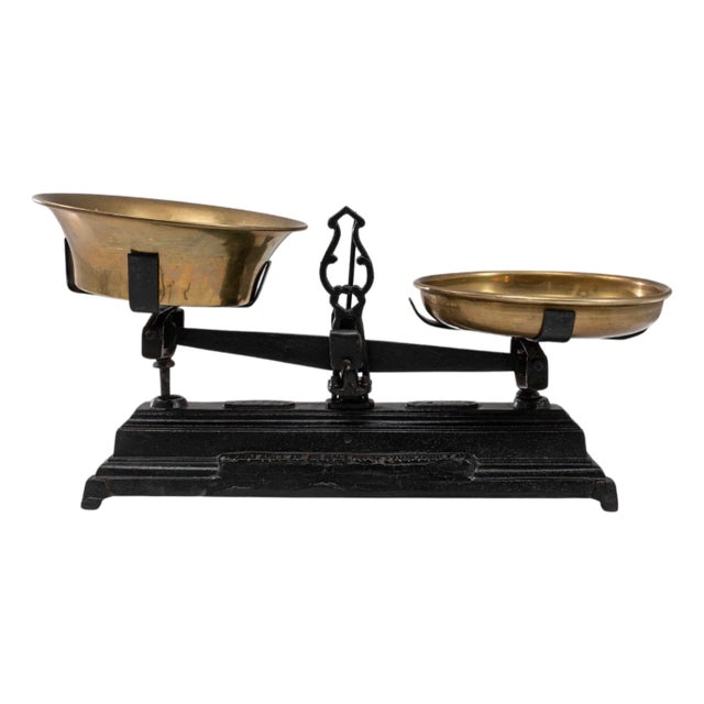 19th Century French Iron Scale For Sale