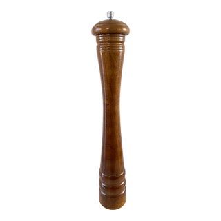 Large Vintage Restaurant Style Culinary Pepper Grinder For Sale
