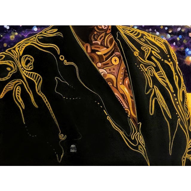 This painting explores grief as a quiet, gradual process of self-erosion rather than a single moment of rupture. It...