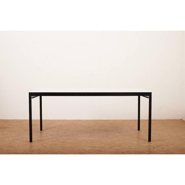 Series II Dining Table with Tubular Steel Frame by Dieter Waeckerlin for Idealheim, 1964, in Good conditions. Designed...