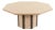 Modern Italian Granite and Marble Pedestal Dining Table in the Manner of Ello, Circa 1980s For Sale