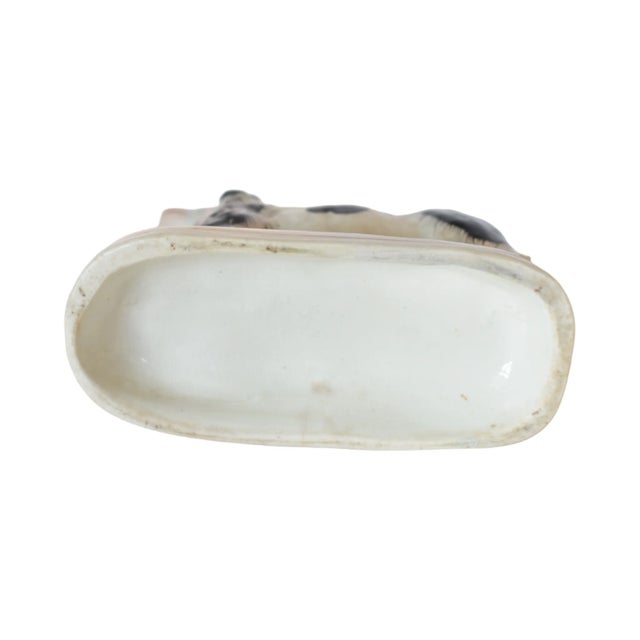 Morris the Black & White Staffordshire Water Spaniel Dog and His Portrait by Susannah Carson For Sale - Image 9 of 12