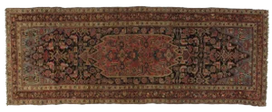 Early 20th Century Antique Bijar Rug - 3′10″ × 10′7″
