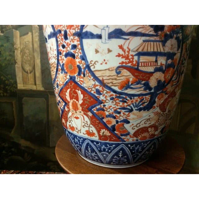 Antique Imari Vase, Meiji Period Floor Vase For Sale - Image 12 of 12