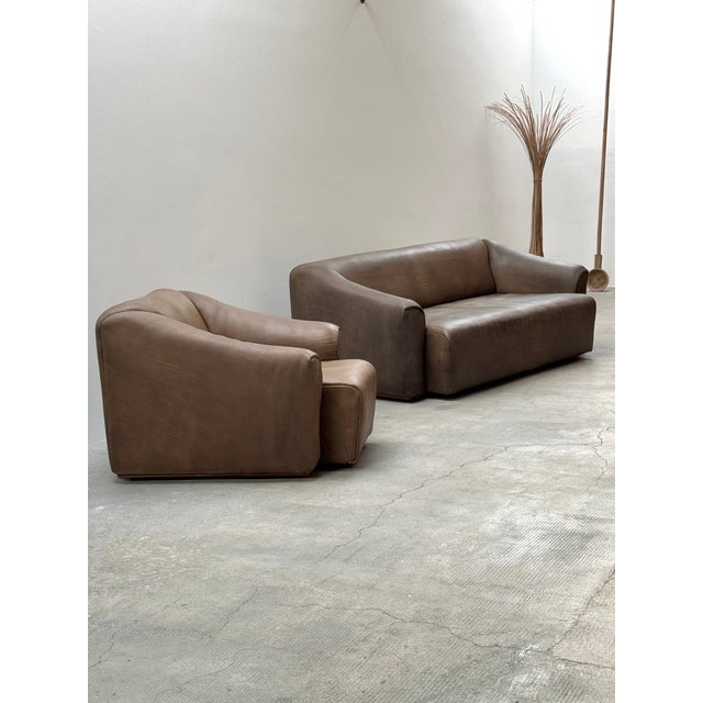 Wood Vintage Swiss DS-47 Chair in Buffalo Leather from De Sede, 1970s For Sale - Image 7 of 12