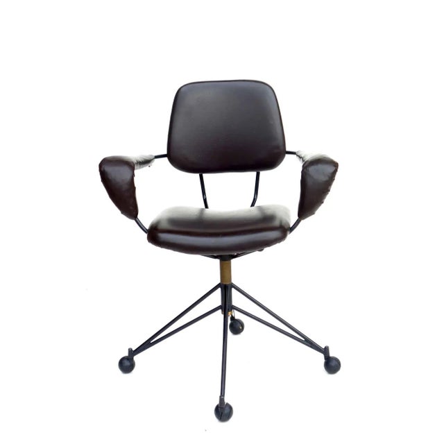 Swivel Desk Chair by Gastone Rinaldi for Rima, 1950s For Sale - Image 11 of 11