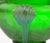 Art Nouveau Iridescent Green Glass Vase For Sale - Image 3 of 5