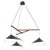 Emily Group of Three Chandelier in Steel with Dark Bronze Finish by Moss Objects For Sale - Image 13 of 13