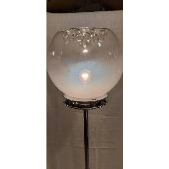 Vintage Upright Floor Lamp by Toni Zuccheri, in Very Good conditions. Designed 1970 to 1979 This piece has an attribution...