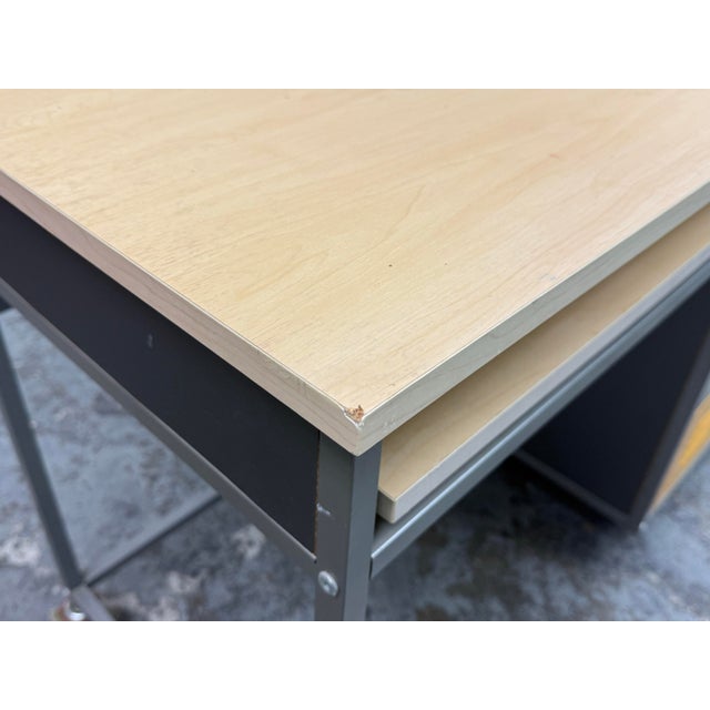 Pottery Barn Industrial Locker Room Collection Desk For Sale - Image 12 of 12