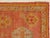 Brown Antique Oushak Runner, Turkish Oriental Rug, Handmade Peach, Yellow, Light Blue For Sale - Image 8 of 15