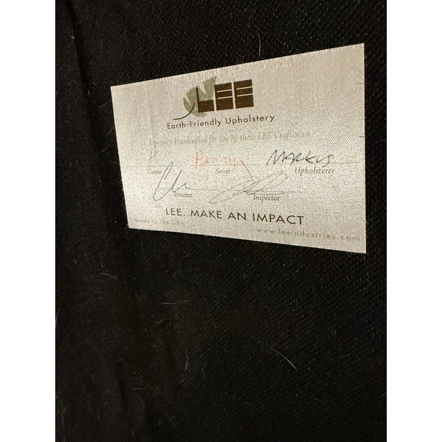 Animal Skin Leather and Sheepskin Chaise Lounge by Lee For Sale - Image 7 of 7