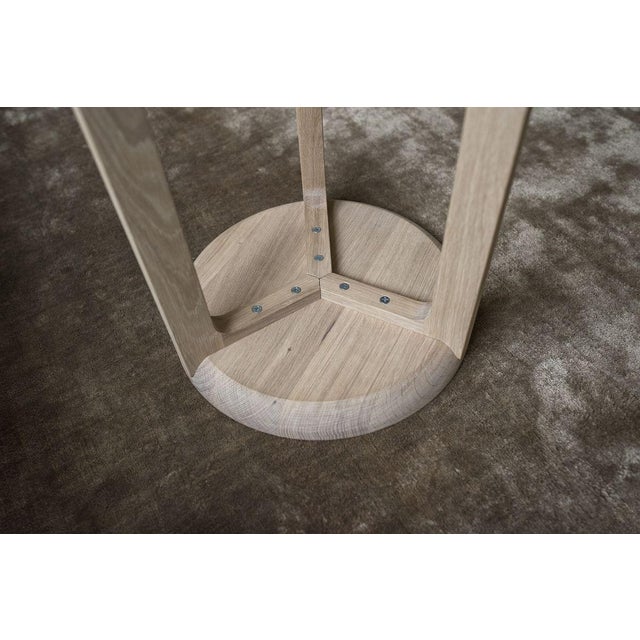 Juro | Solid Oak Stool For Sale - Image 4 of 7