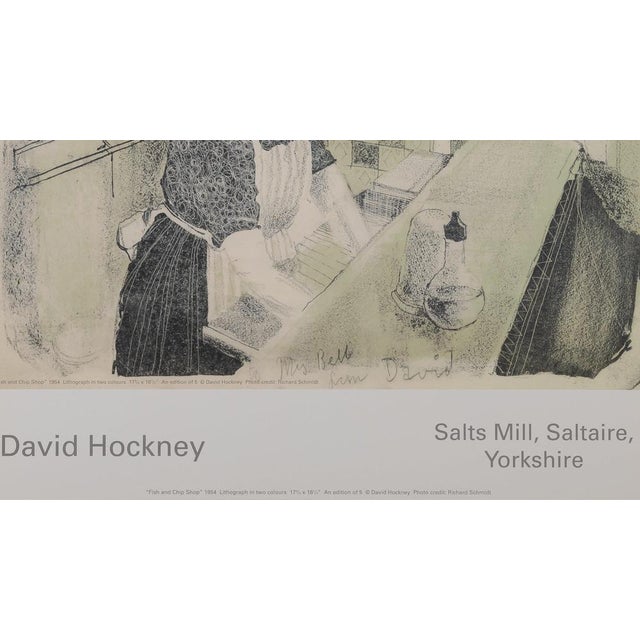 Fish and Chips Poster after David Hockney For Sale - Image 4 of 6