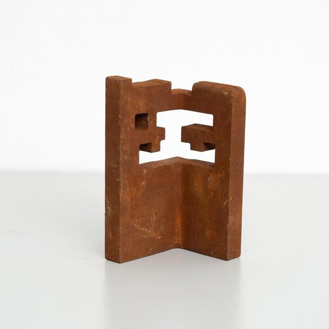 1990s After Chillida, Abstract Sculpture, 1990s, Iron For Sale - Image 5 of 12