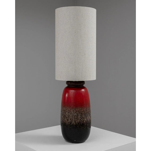 20th Century German Ceramic Table Lamp For Sale - Image 11 of 12