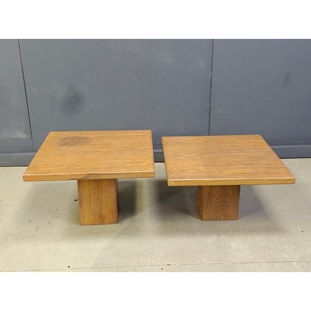 Vintage Wooden Nesting Tables, 1960s, Set of 2 For Sale - Image 6 of 6
