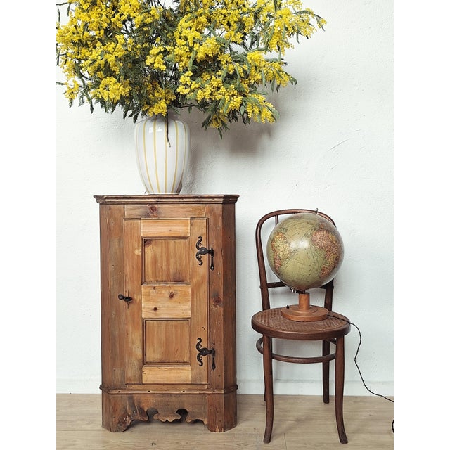 Art Nouveau Corner Cabinet with Shelves, 1890s For Sale - Image 5 of 5