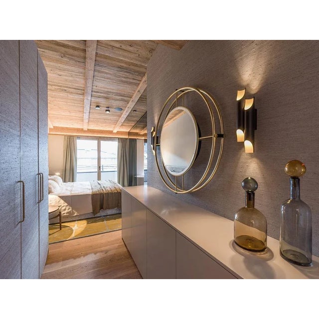 Black Galliano 2 Wall Light by DelightFULL For Sale - Image 8 of 13