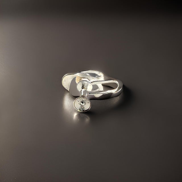 Late 20th Century Mikimoto Estate Akoya Pearl Clip-On Earrings Sterling Silver 6.19 MM, A Pair For Sale In New York - Image 6 of 8