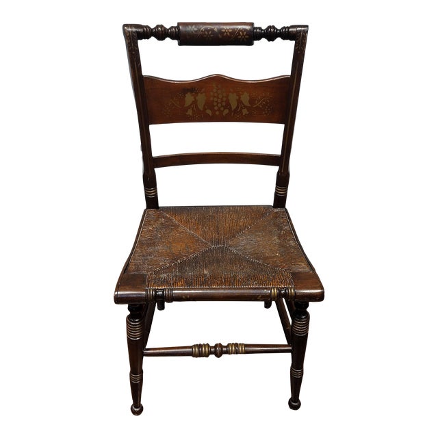 Vintage Hitchcock Style Chair Chairish