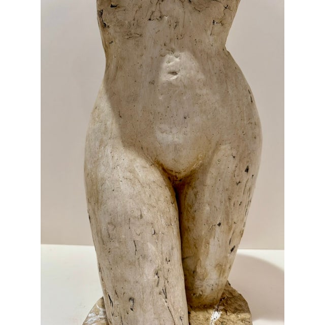 Sculpture Materials 1960s Larry Mohr Female Torso Sculpture in Painted Plaster For Sale - Image 7 of 10