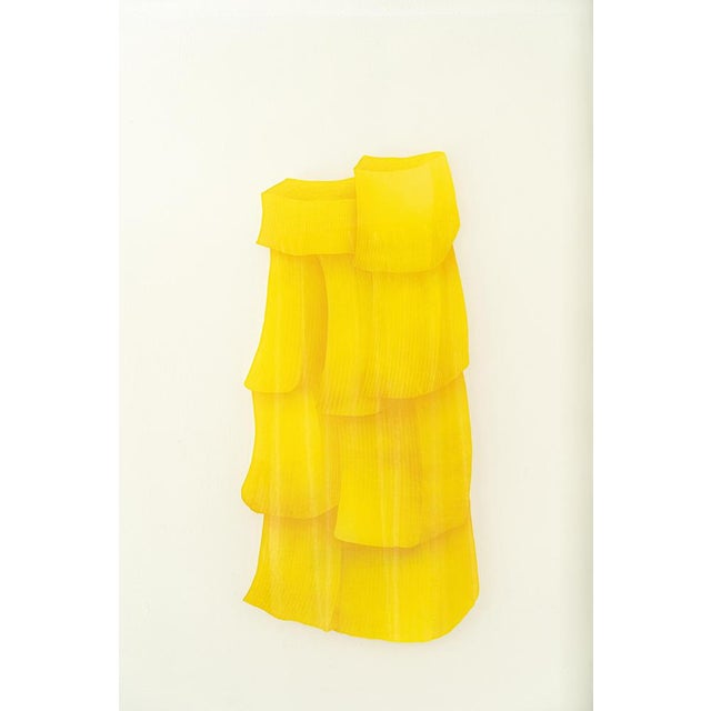 Not Yet Made - Made To Order Velvet Realities Yellow Wall Sculpture by Sven Jansse For Sale - Image 5 of 14