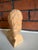 Wood Vintage Hand-Carved Folk Art Wood Bearded Man Bust Sculpture For Sale - Image 7 of 13
