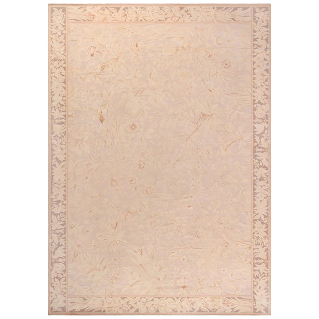 Contemporary Oversized Aubusson Style Wool Rug by Doris Leslie Blau For Sale