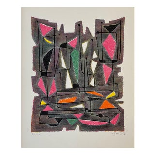 Gustave Singier, The Fury of Nicolas De Bocagne, 1957, Lithograph For Sale