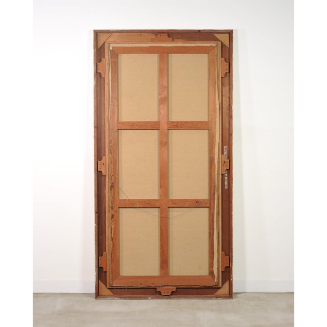 19th Century French Aubusson Harvest Tapestry Framed Panel 9.5 Ft For Sale - Image 18 of 18