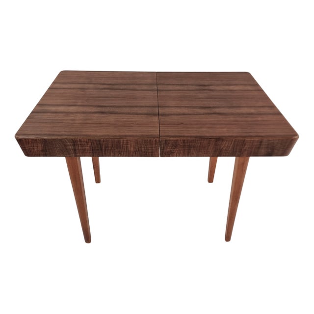 Art Deco Dining Table in Walnut, 1960s For Sale