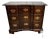 Drexel Mahogany Bachelors Chest Three Drawer Block Front Georgian Dresser 70s For Sale